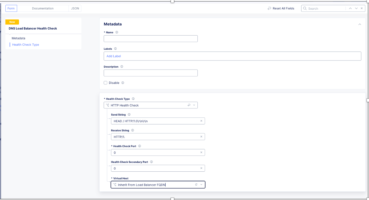 Figure: HTTP Health Check