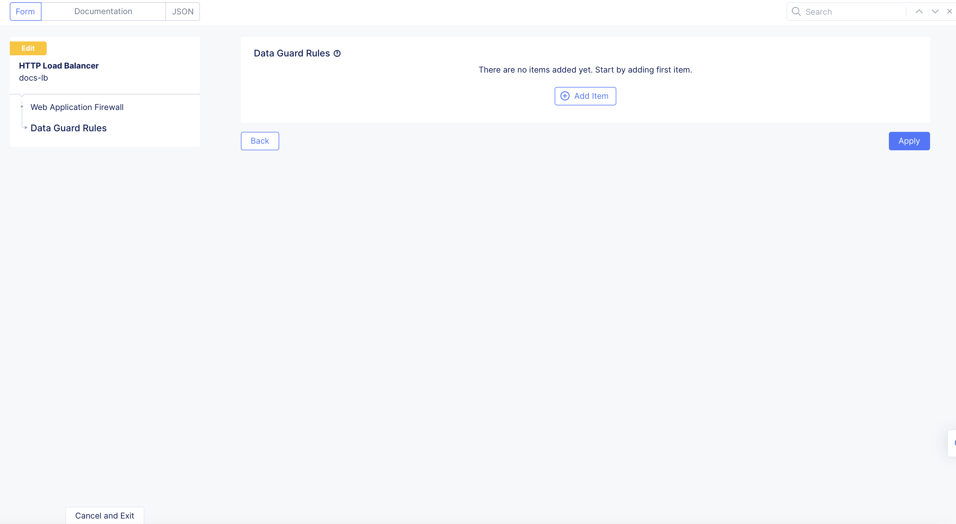 Figure: Add Item